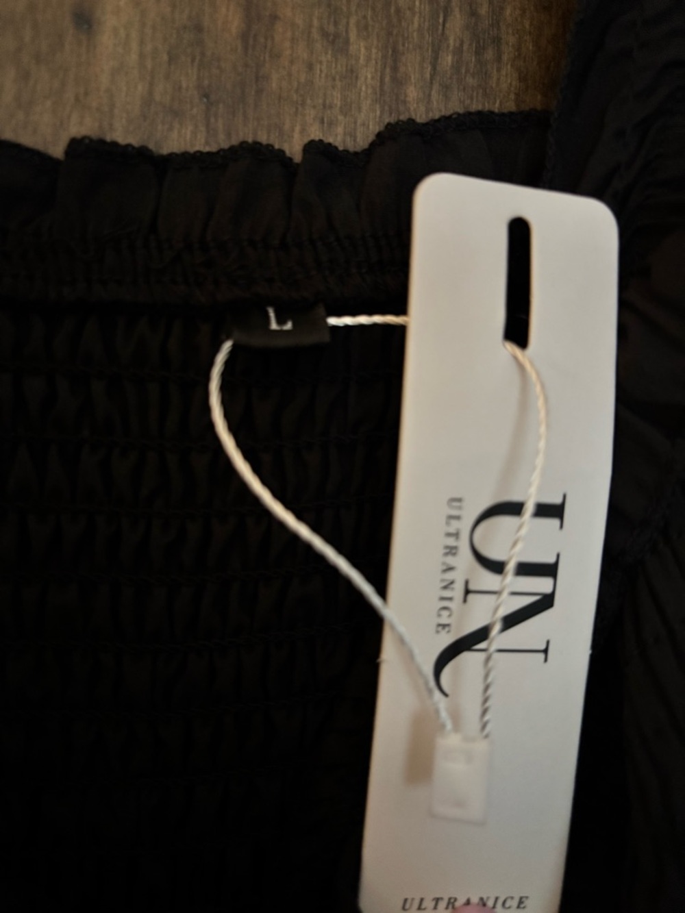 Black Tiered Smocked Maxi Dress - Picture 2 of 2